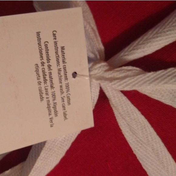 4PK Napkin Set - Red Plain with Phrases - Picture 9 of 9